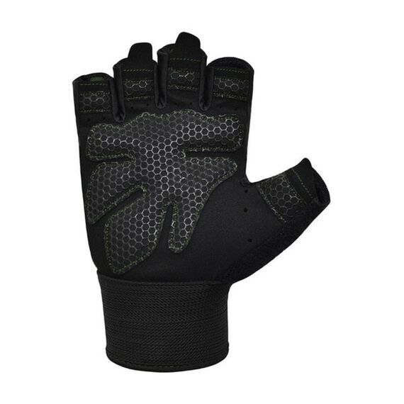 Fitness-Handschuhe W1 – Halbfinger, Bekleidungsgrösse: M, Farbe: Schwarz, 5 image