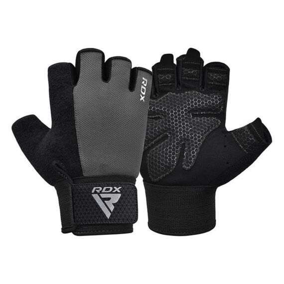 Fitness-Handschuhe W1 – Halbfinger, Bekleidungsgrösse: M, Farbe: Grau, 2 image