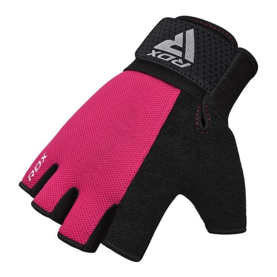 Fitness-Handschuhe W1 – Halbfinger, Bekleidungsgrösse: L, Farbe: Rosa, 4 image