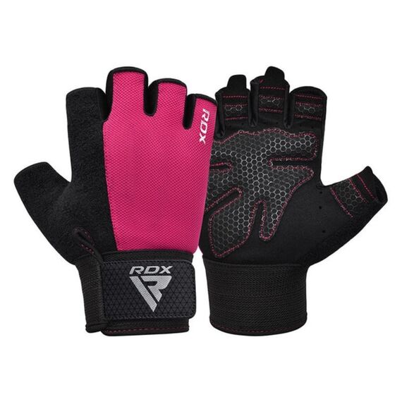 Fitness-Handschuhe W1 – Halbfinger, Bekleidungsgrösse: M, Farbe: Rosa, 3 image