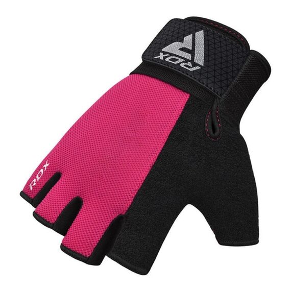 Fitness-Handschuhe W1 – Halbfinger, Bekleidungsgrösse: M, Farbe: Rosa, 4 image