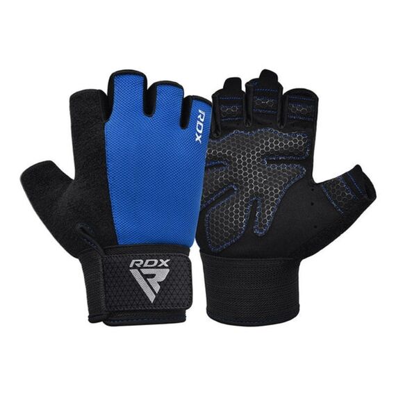 Fitness-Handschuhe W1 – Halbfinger, Bekleidungsgrösse: S, Farbe: Blau, 3 image