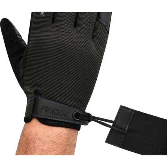 RDX T2 – Gants entiers de musculation, grip & confort, Taille: S, Couleur: Bleu, 5 image