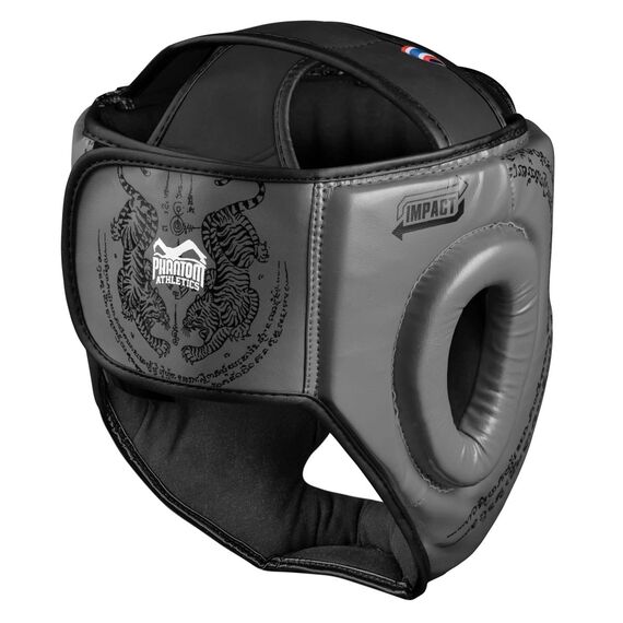 Casque de protection Muay Thai, Taille: Taille unique, Couleur: Gris, 2 image