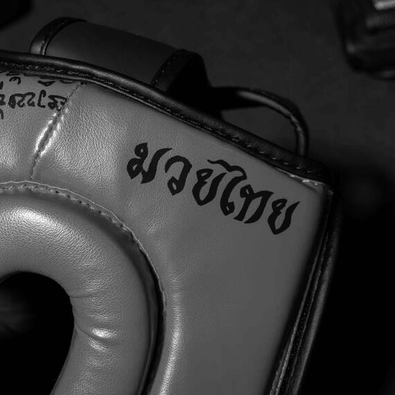 Casque de protection Muay Thai, Taille: Taille unique, Couleur: Gris, 7 image