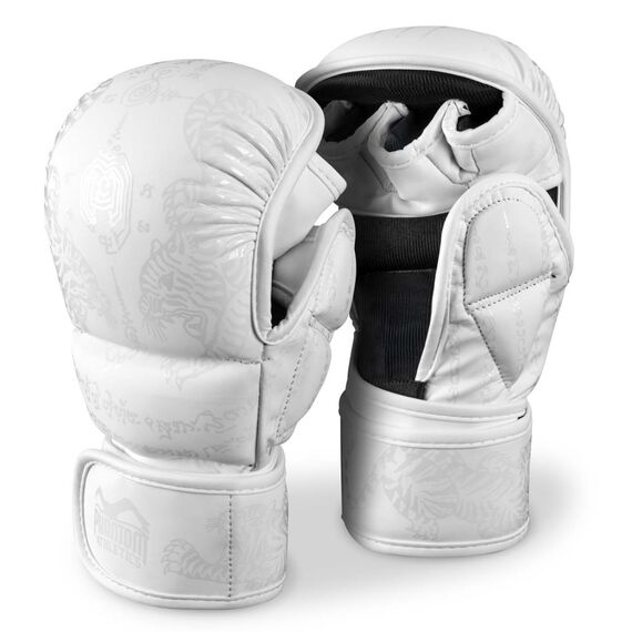 Muay Thai MMA  sparring gloves, Size: L/XL, Colour: Weiss
