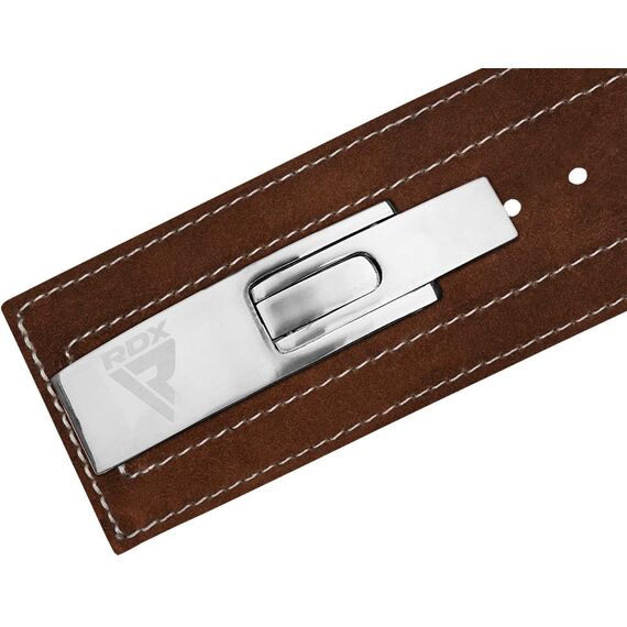 Gewichthebergürtel  Pro Leder 4L, Bekleidungsgrösse: L, Farbe: Braun, 2 image