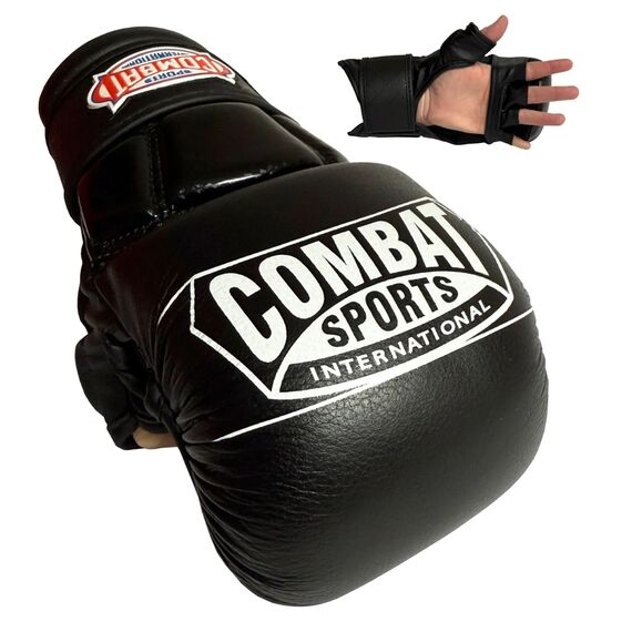 Combat Sports Max Strike MMA Training Gloves, Size: M, Colour: Schwarz