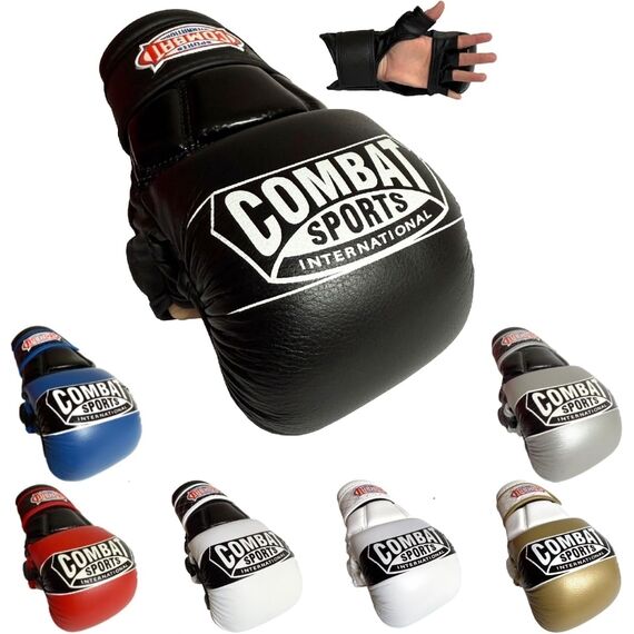 Combat Sports Max Strike MMA Training Gloves, Size: L, Colour: Rot, 7 image