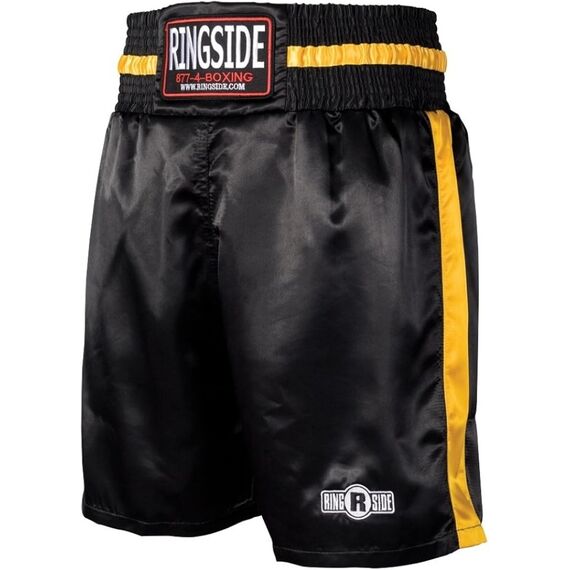 Shorts de boxe Pro Ringside, Taille: S, Couleur: Noir