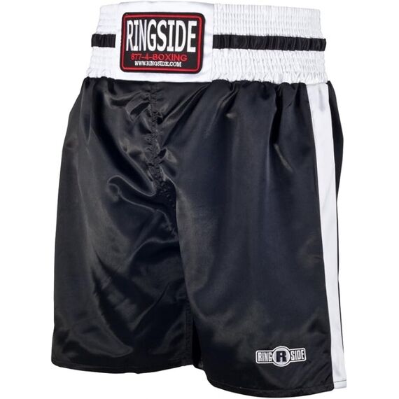 Shorts de boxe Pro Ringside, Taille: XL, Couleur: Noir