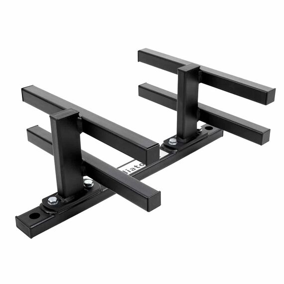 Steel wall storage rack for dumbbells