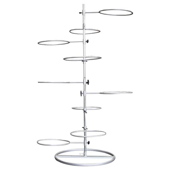Storage rack for 9 swissball gymnastic balls
