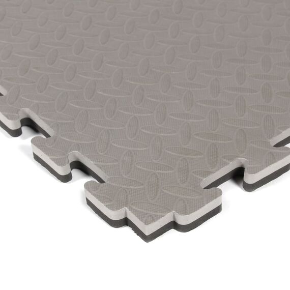 Boden Puzzle Tatami aus Schaumstoff 100x100x2cm zweifarbig (5er Set) GladiatorFit, 2 image