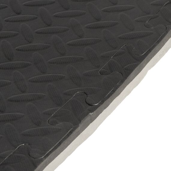 Boden Puzzle Tatami aus Schaumstoff 100x100x2cm zweifarbig (5er Set) GladiatorFit, 4 image