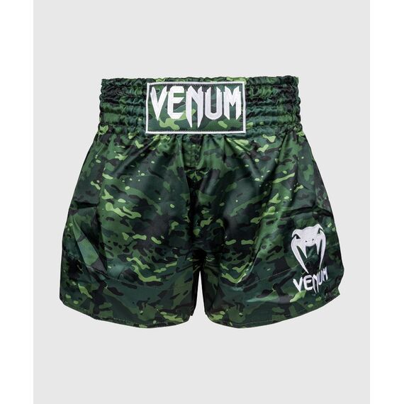 Venum Klassische Muay Thai Shorts, Bekleidungsgrösse: L, Farbe: Grün