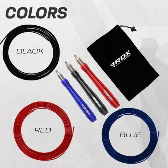 Skipping Rope Aluminium Handle W2 Red-10.3Ft (15572) + Wire, Size: One Size, Colour: Rot, 9 image