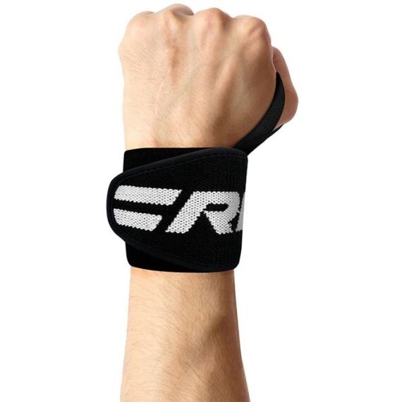 Gym Wrist Wrap Black Pro, Size: One Size, Colour: Schwarz, 4 image