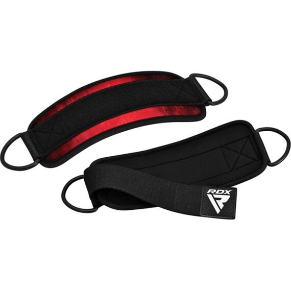 Ankle straps for cable machine – 1 pair, Size: One Size, Colour: Rot, 4 image