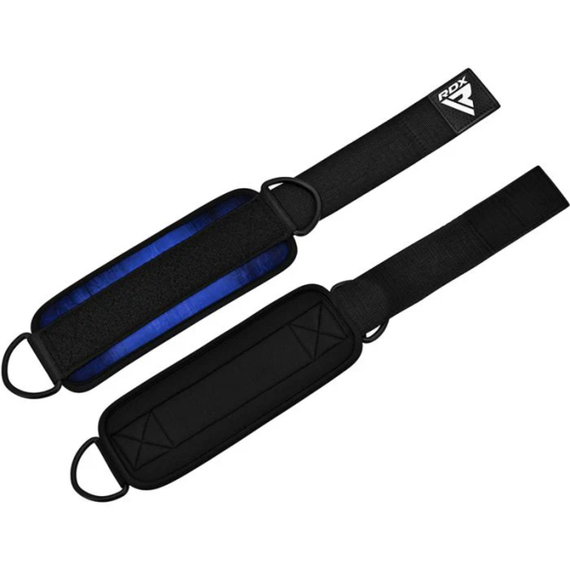 Ankle straps for cable machine – 1 pair, Size: One Size, Colour: Blue, 3 image