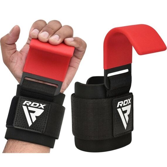Gym Hook Strap Red Plus, Size: One Size, Colour: Rot, 5 image