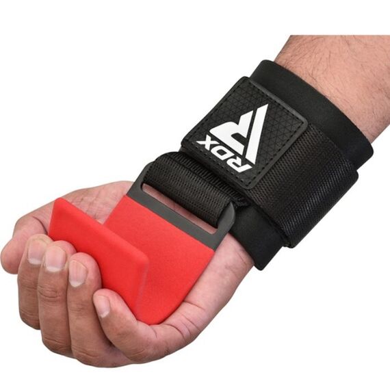 Gym Hook Strap Red Plus, Size: One Size, Colour: Rot, 6 image