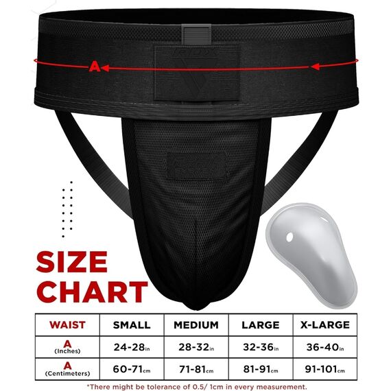 RDX H1 Coquille Supporter – Protection Ultime pour Combattants, Taille: M, Couleur: Noir, 6 image