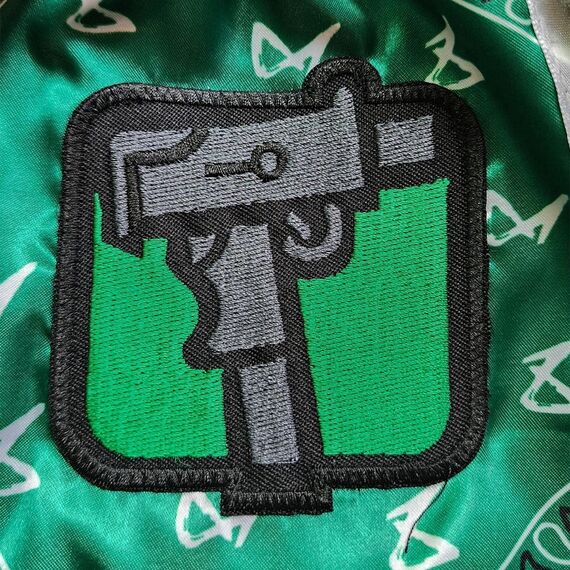 8 WEAPONS Muay Thai Shorts West Coast Green L, Taglia: L, Colore: Verde , 5 image