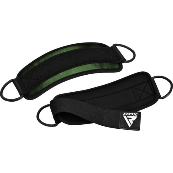 Ankle straps for cable machine – 1 pair, Size: One Size, Colour: Green, 3 image
