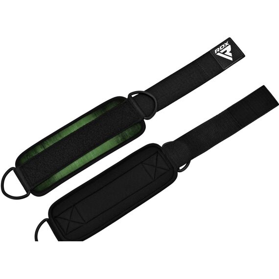 Ankle straps for cable machine – 1 pair, Size: One Size, Colour: Green, 2 image