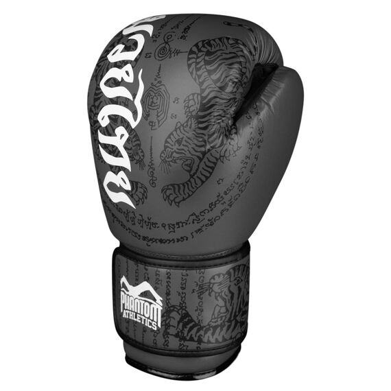 Phantom Boxing Gloves Muay Thai Grey 12OZ, Colour: Grey, OZ: 12oz, 11 image