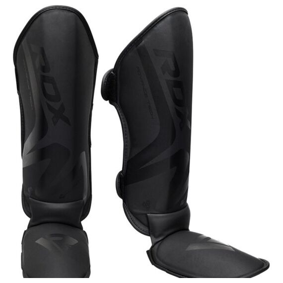 Shin Instep T15 Matte Black Plus-XL, Taglia: XL, Colore: Nero