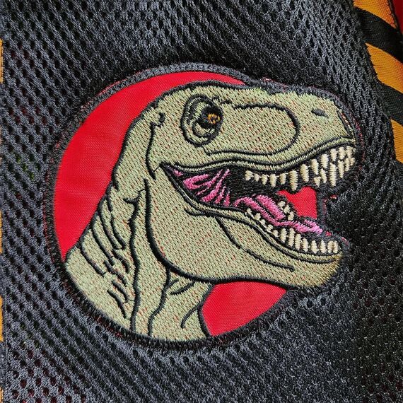 8 WEAPONS Muay Thai Shorts Jurassic Grün/Rot S, Bekleidungsgrösse: S, Farbe: Rot, 6 image