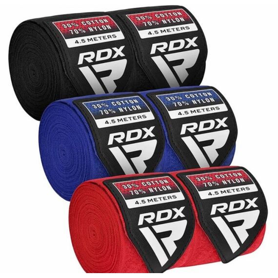 RDX RB Professional Boxing Hand Wraps Set – 3 Pairs, Colour: Multicolor, Length: 4.5m