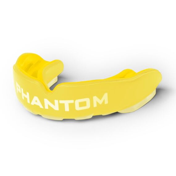 Protège-dents Phantom APEX Double Couche Jaune, Taille: Taille unique, Couleur: Jaune