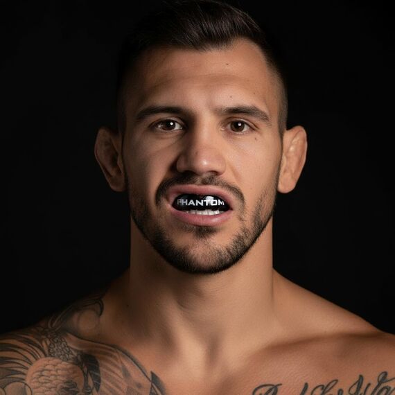 Protège-dents Phantom APEX Double Couche Jaune, Taille: Taille unique, Couleur: Jaune, 2 image