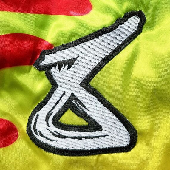 8 WEAPONS Pantaloncini Muay Thai Jurassic Verde/Rosso XXL, Taglia: 2XL, Colore: Rosso , 8 image