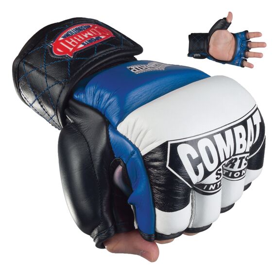Combat Sports MMA Amateur Competition Gloves, Colore: Blu , Size: M