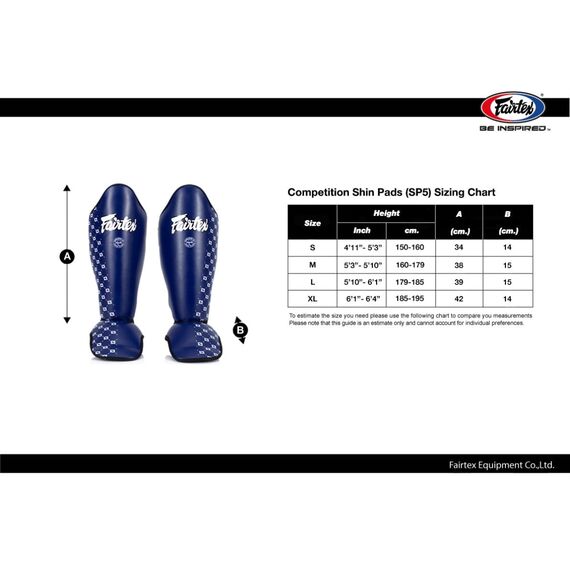 Schienbeinschützer Fairtex SP5 Compétition, Bekleidungsgrösse: L, Farbe: Weiss, 5 image