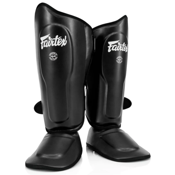 Protèges-Tibias Fairtex SP9 Ultra Ergo, Taille: S, Couleur: Noir