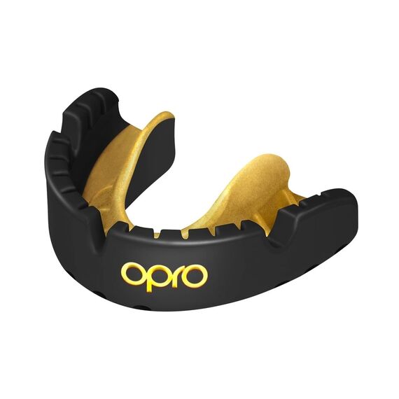 OPRO Self-Fit – Gold Apparecchio ortodontico – Nero/Oro, Taglia: Taglia unica, Colore: Nero