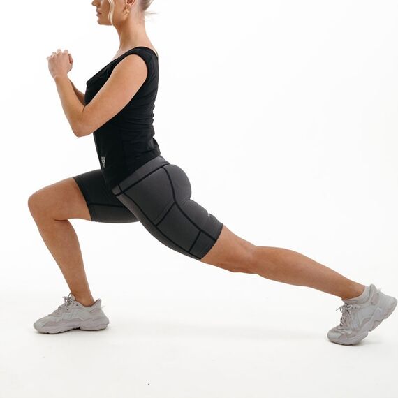 Women's sweat shorts, Taglia: L, Colore: Grigio, 4 image