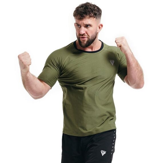 Sweat T-Shirt Men For Weight Loss, Taglia: M, Colore: Khaki