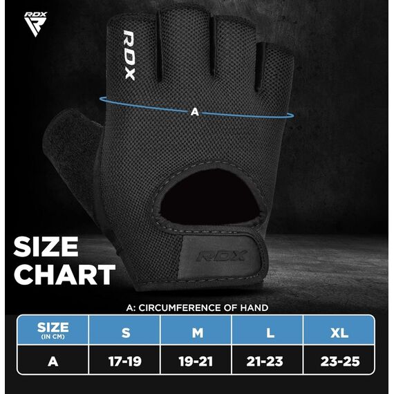 Gym Weight Lifting Gloves T1, Taglia: L, Colore: Nero, 7 image