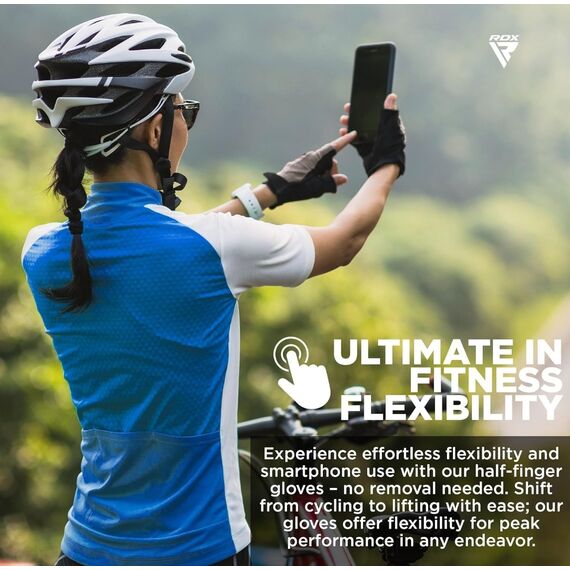 Gants de Musculation, Taille: M, Couleur: Noir, 8 image