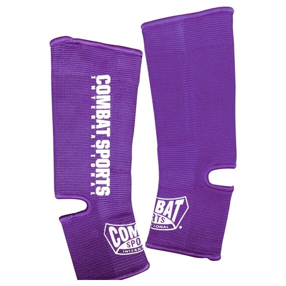 Combat Sports Muay Thai MMA Ankle Support Wraps, Taglia: Taglia unica, Colore: Viola
