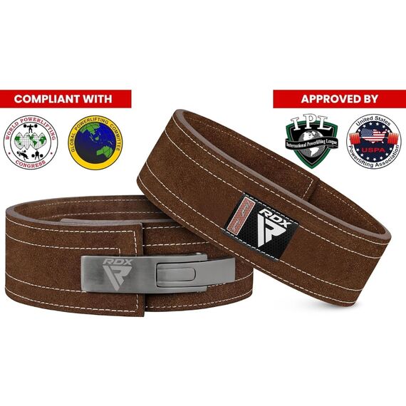 Belt Pro Liver Buckle Black Leather-L, Taglia: S, Colore: Marrone , 7 image