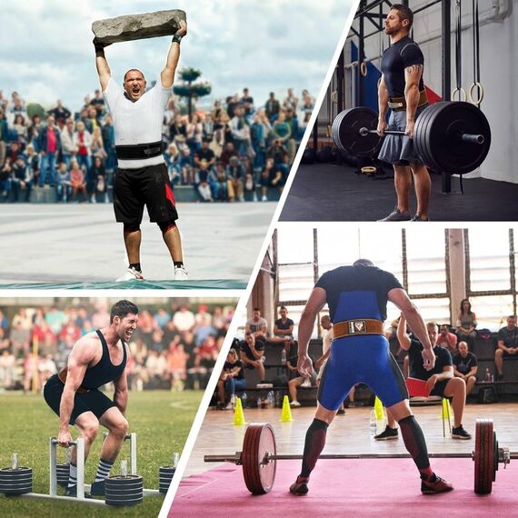 Belt Pro Liver Buckle Brown Leather -XL, Taglia: XL, Colore: Marrone , 6 image