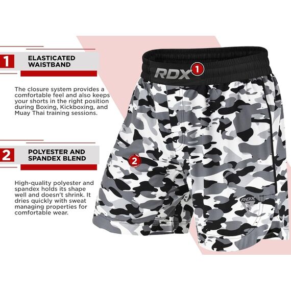MMA Shorts T15, Taglia: XL, Colore: Camouflage, 9 image