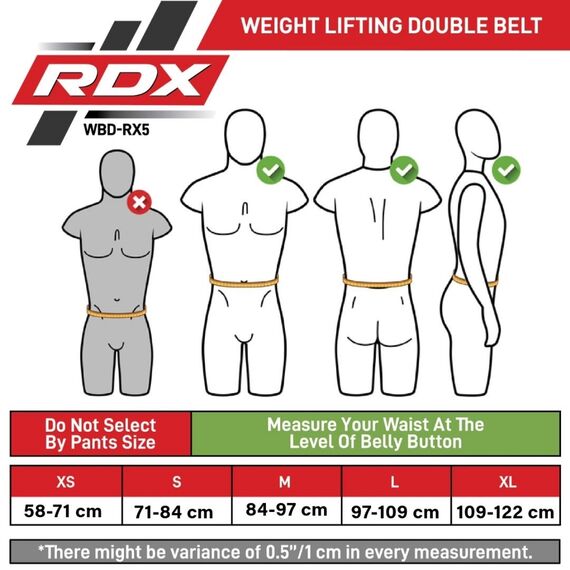 Weightlifting Belt RX5, Taglia: S, Colore: Rosso , 8 image